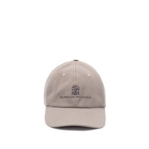 Brunello Cucinelli Men Baseball Cap With Embroidery